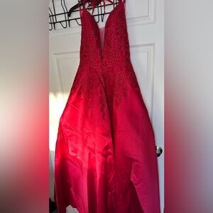 COYA Elegant Hot Pink Gown with Beaded Details NWT PROM